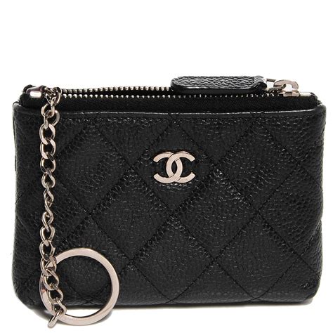 chanel key holder|chanel keychain pouch.